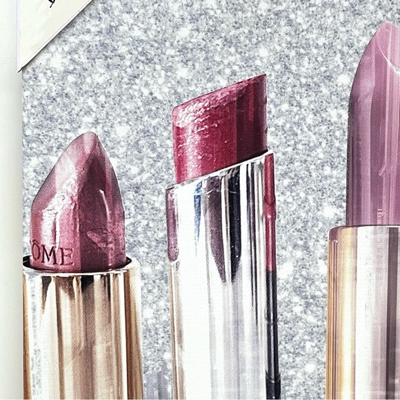 DESIGN DISTRICT STUDIO Luxury Wall Art Print CHANEL YSL Lipsticks Canvas 14x14 - Picture 5 of 8